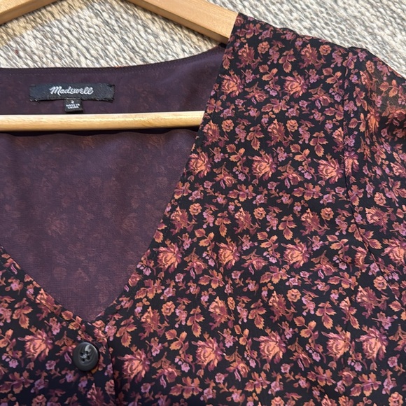 Madewell floral blouse EUC - Picture 2 of 5